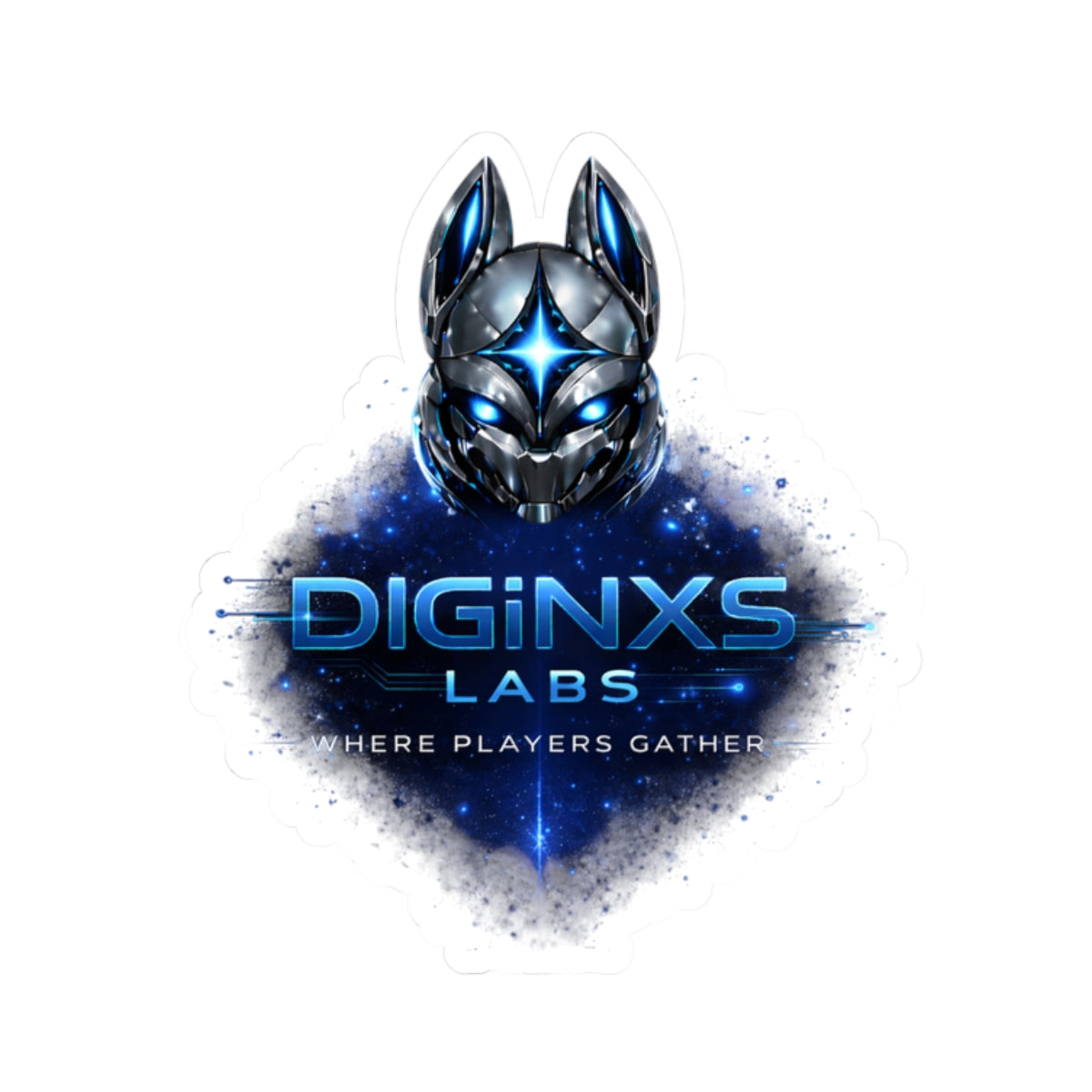 NuNa Blue Core Signature Sticker