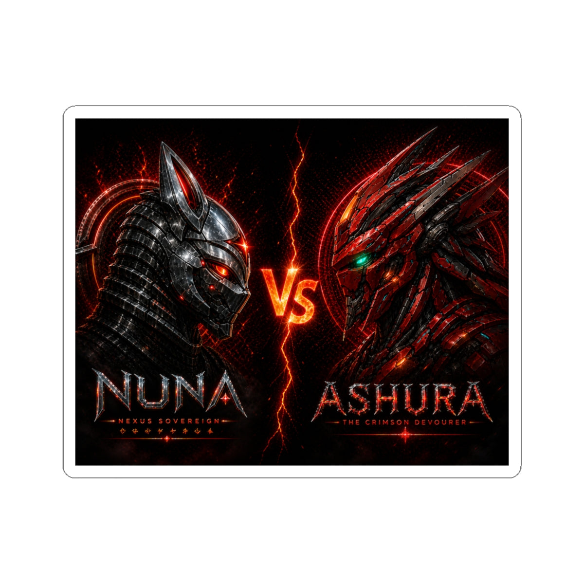 NuNa Red Core Signature Sticker