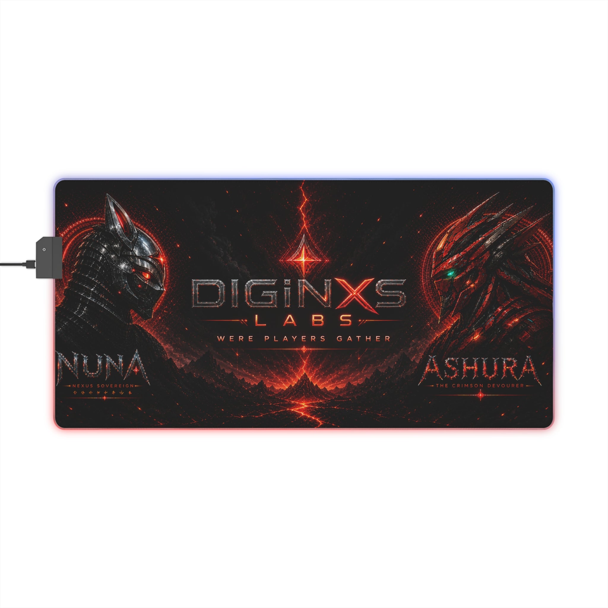 NUNA - ASHURA Clash Series RGB Gaming Mat
