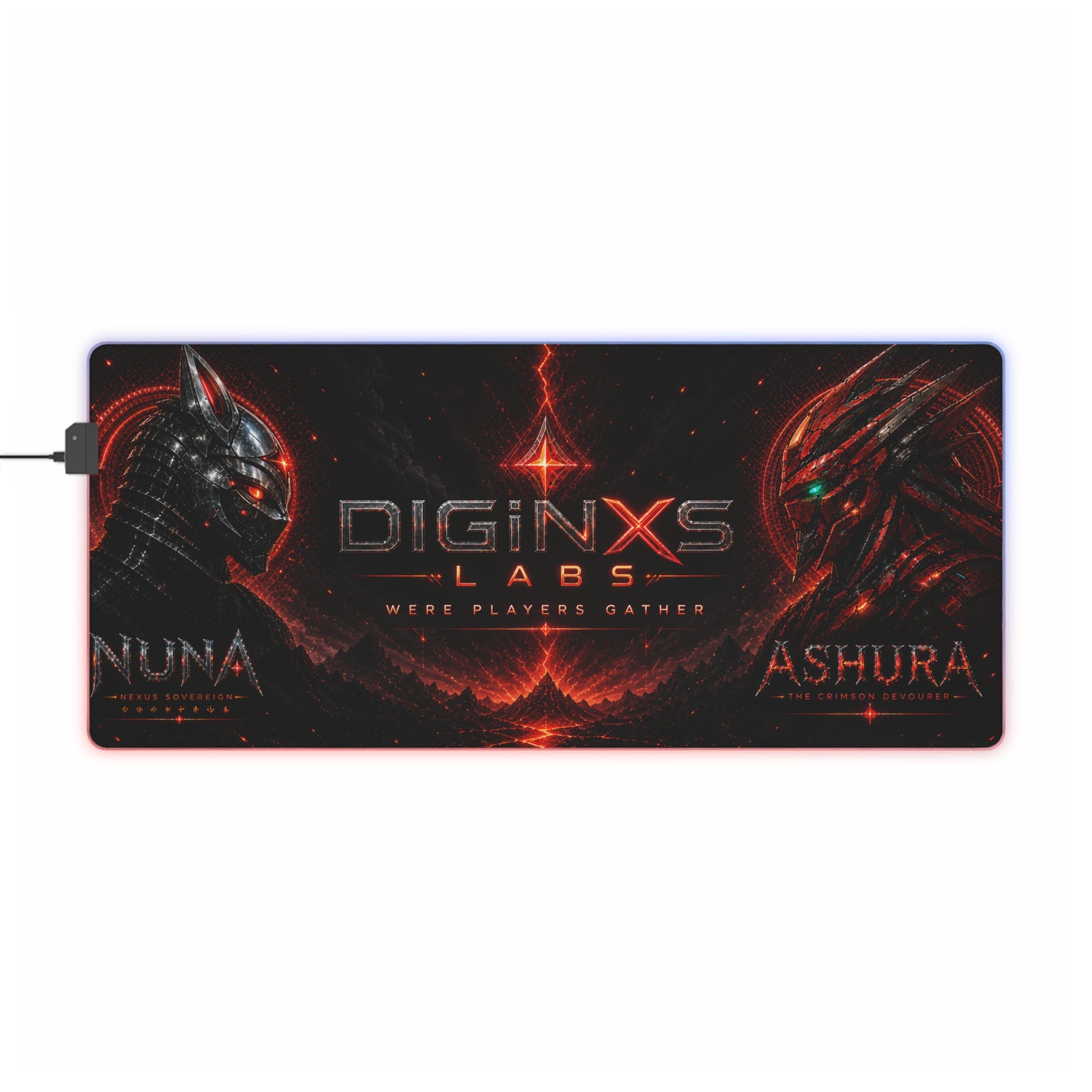 NUNA - ASHURA Clash Series RGB Gaming Mat