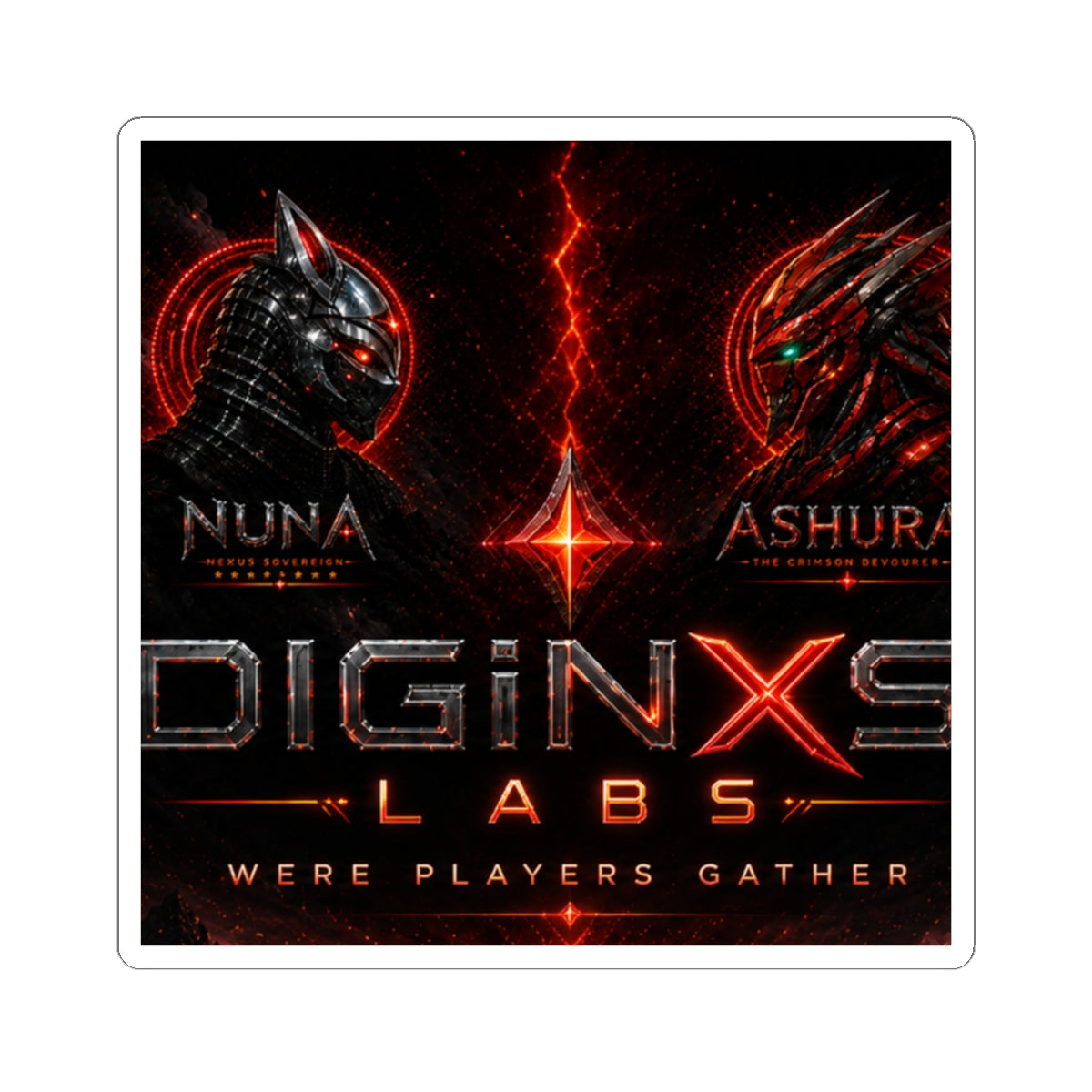 DIGiNXS LABS Battle Core Sticker