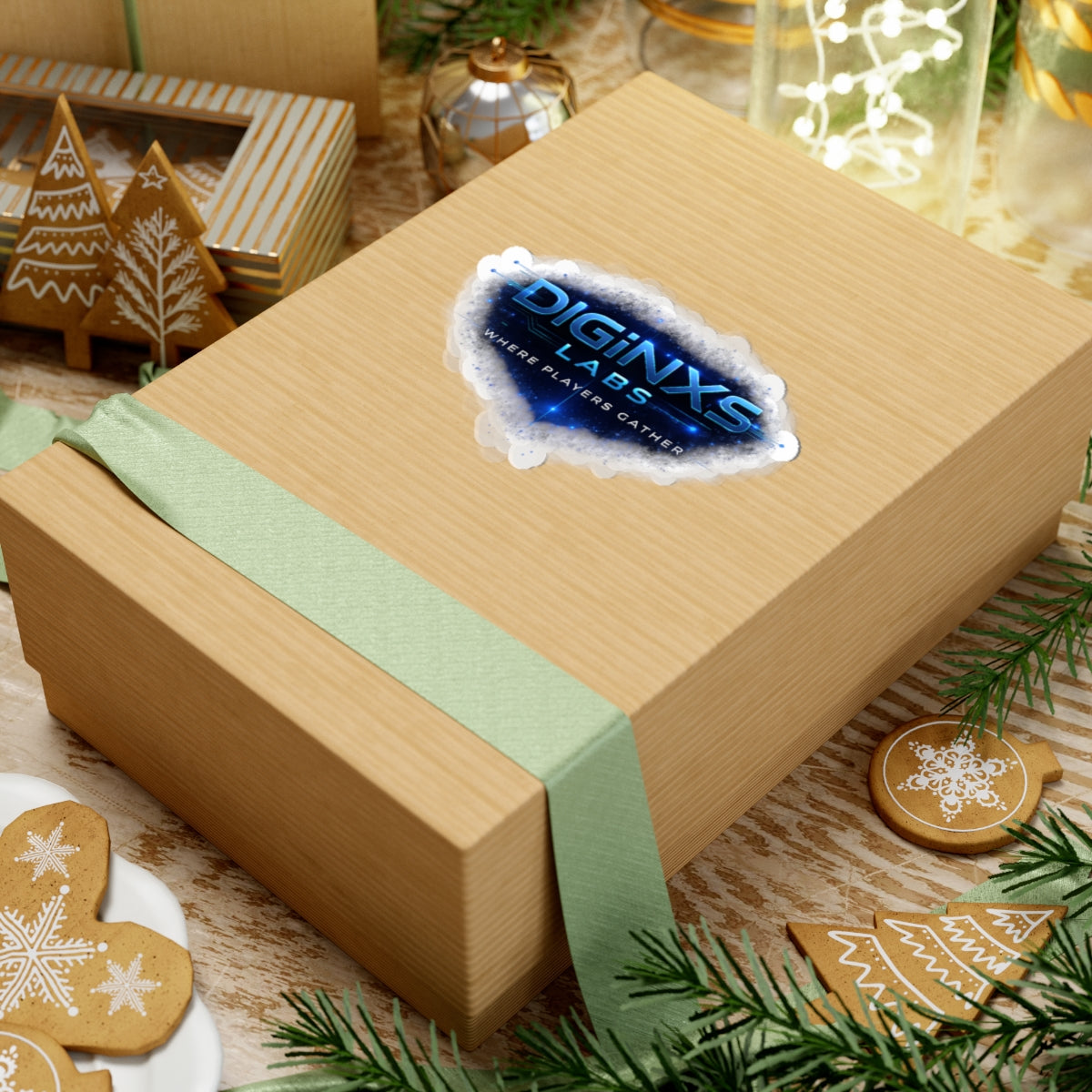 DIGiNXS LABS Blue Core Sticker