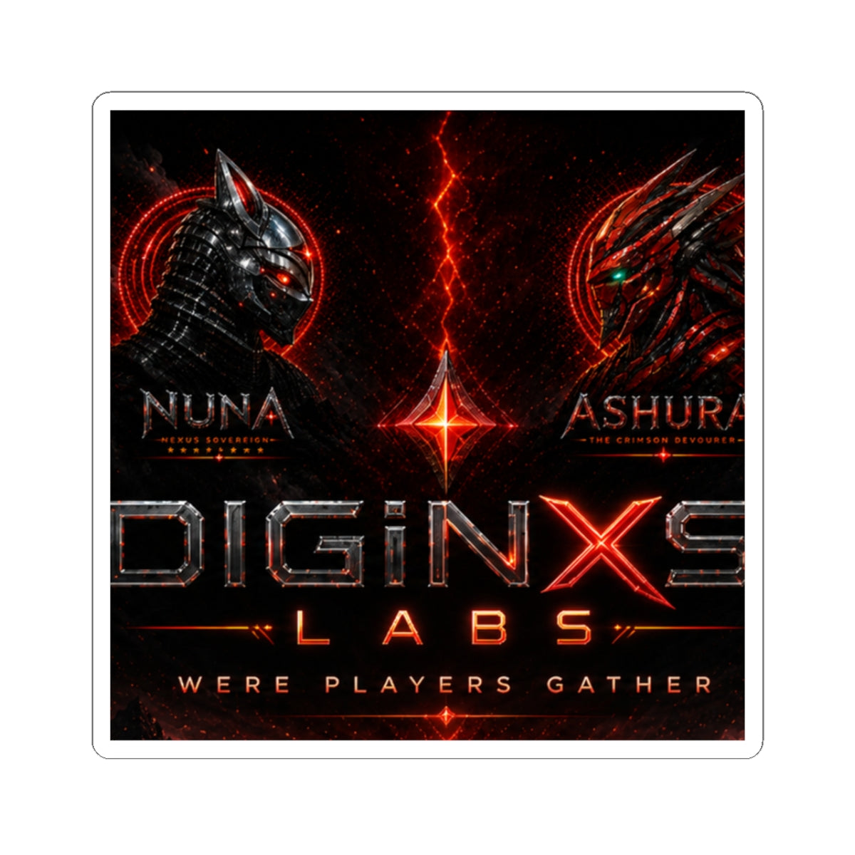DIGiNXS LABS Battle Core Sticker