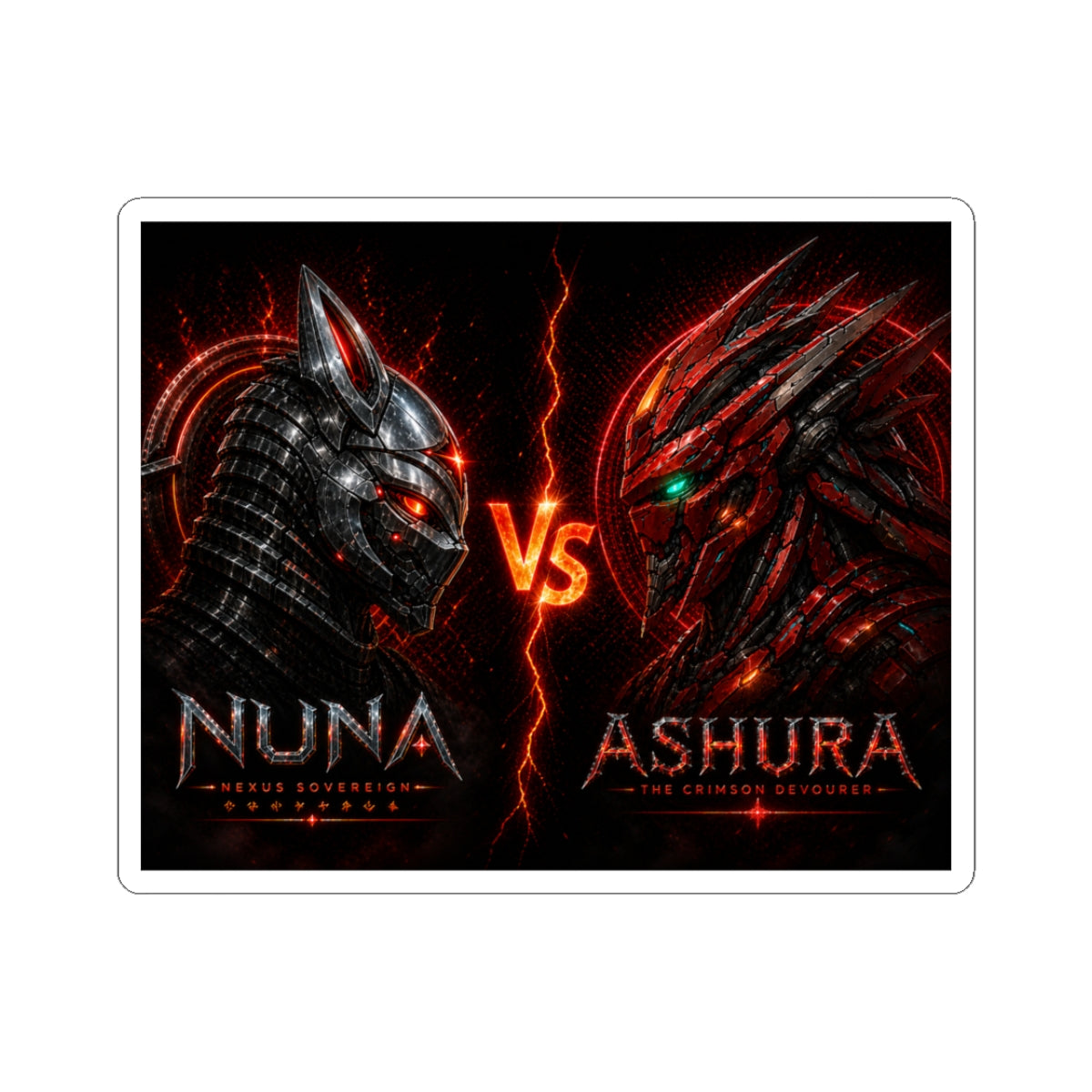 NuNa Red Core Signature Sticker