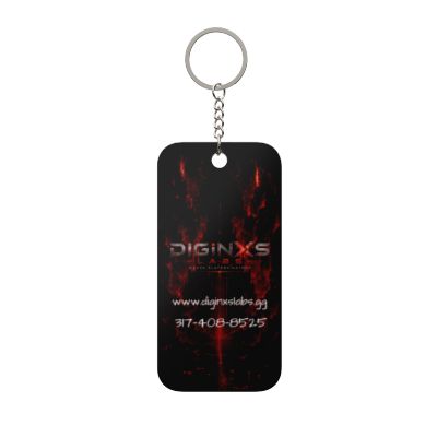 DIGiNXS LABS - Dual-Sided Keychain